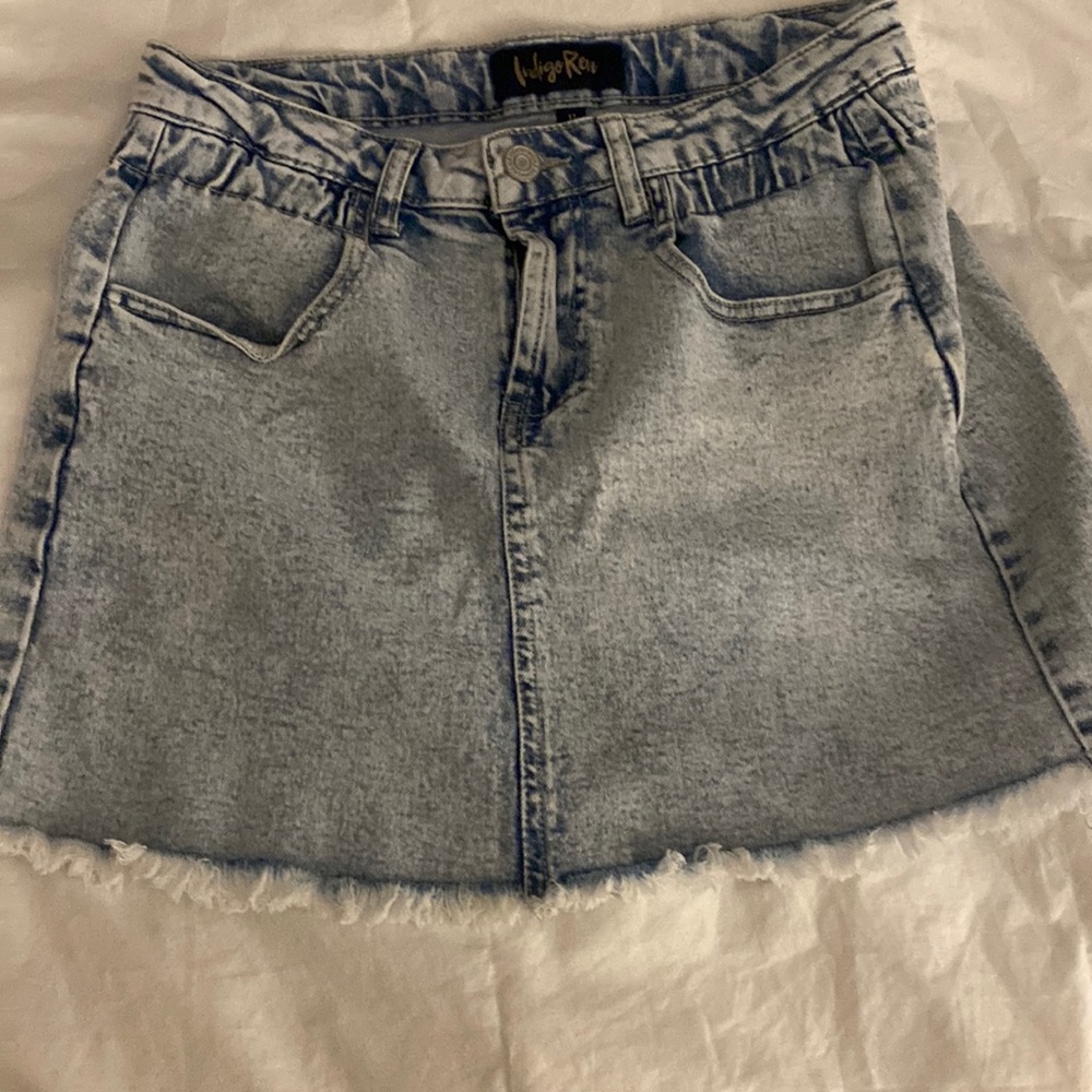 Jean skirt. Never worn
